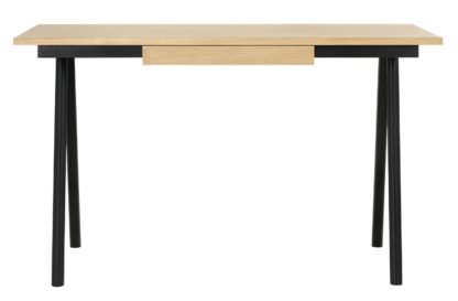 An Image of Habitat Scout Black Desk with 1 Drawer