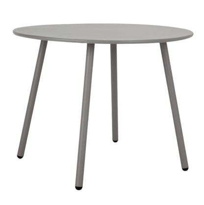 An Image of Argos Home Ipanema Round 4 Seater Garden Table - Grey