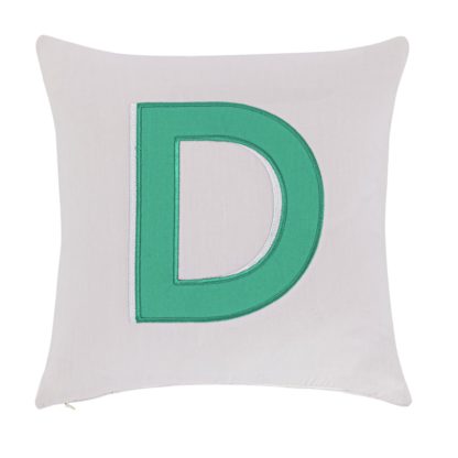 An Image of Argos Home Letter D Cushion