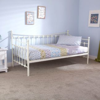 An Image of Memphis White Day Bed White