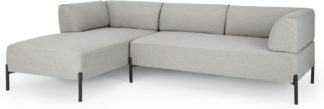 An Image of Kiva Left Hand Facing Chaise End Corner Sofa, Hail Grey