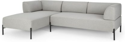 91446043358145314eb7137df7fc5fea9fc08c08f463d92be6fd74e7b782297e.jpg An Image of Kiva Left Hand Facing Chaise End Corner Sofa, Hail Grey