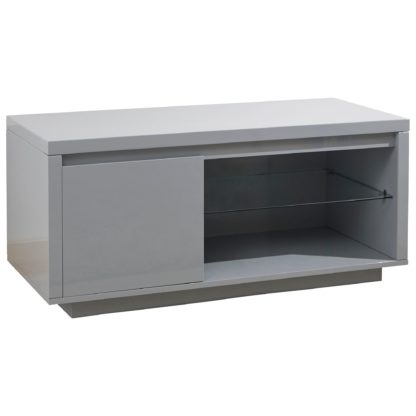 An Image of Polar LED TV Stand White