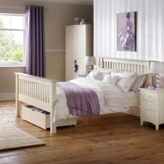 An Image of Barcelona High Foot End Bedstead White