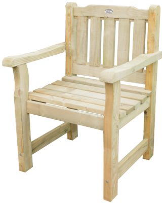 An Image of Forest Rosedene Wooden Garden Chair