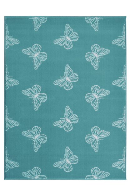 An Image of Homemaker Adorn Flutter Rug - 80x150cm - Grey