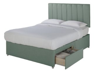 An Image of Sleepeezee Gel 1000 2 Drawer Double Divan Set