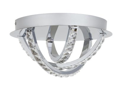 An Image of Argos Home Sophia LED 3 Rings Flush Light