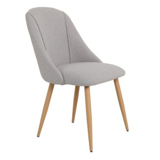 An Image of Luna Set of 2 Dining Chairs Grey