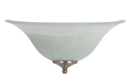 An Image of Argos Home Alabaster Glass Wall Light