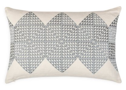 An Image of Geotile Cushion Ash Grey 40 x 60cm