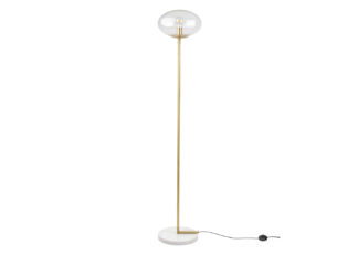 An Image of Heal's Joule Floor Lamp Glass Straight Clear