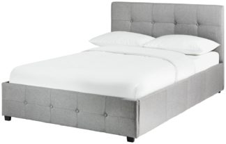 An Image of Habitat Eros Ottoman Double Bed Frame - Grey