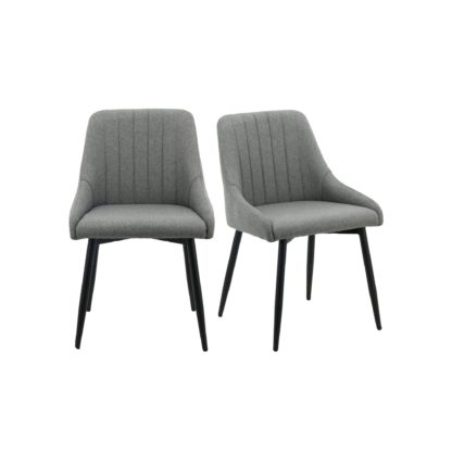 9991fe244dd4246464686a64ff163864c3cf505bc69223813c041cc2c744d2cb.jpg An Image of Kenton Set of 2 Dining Chairs Ink (Blue)