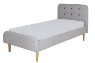 An Image of Habitat Aspen Single Bed Frame - Grey