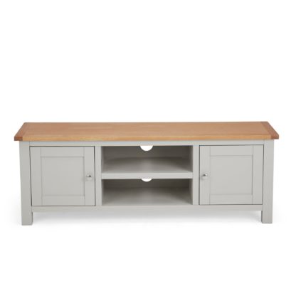 An Image of Bromley Grey Wide TV Stand Grey