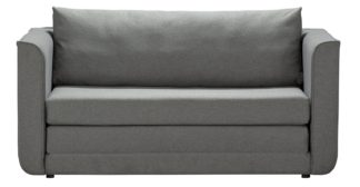 An Image of Argos Home Ada 2 Seater Fabric Sofa Bed - Grey