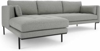 An Image of Harlow Left Hand Facing Chaise End Corner Sofa, Mountain Grey