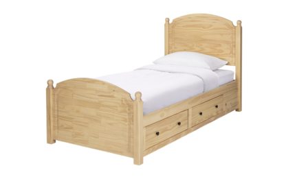 An Image of Argos Home Emberton Single Bed Frame - Pine