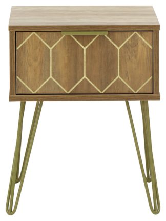 An Image of Orleans Lamp Table - Mango Wood Effect