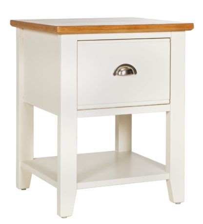 An Image of Argos Home Highbury Lamp Table - Two Tone