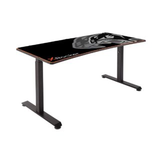 An Image of X Rocker Cougar XL Gaming Desk - Black