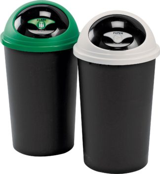 An Image of Tontarelli 25 Litre Recycle Bin Twin Set