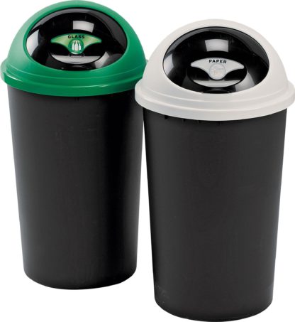 An Image of Tontarelli 25 Litre Recycle Bin Twin Set