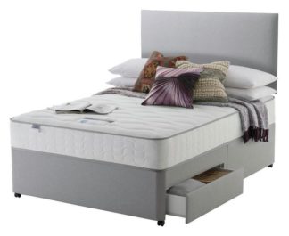 An Image of Silentnight Middleton 800 PKT Comfort 2DRW Grey Small DBL