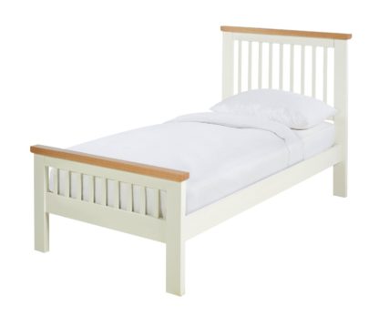 An Image of Argos Home Aubrey Single Bed Frame - Two Tone