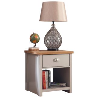 An Image of Lancaster Lamp Table Grey