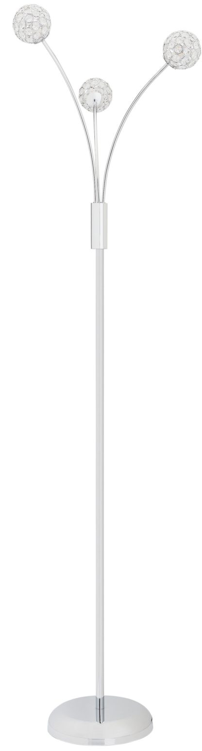 An Image of Argos Home Amelia 3 Light Beaded Globe Floor Lamp