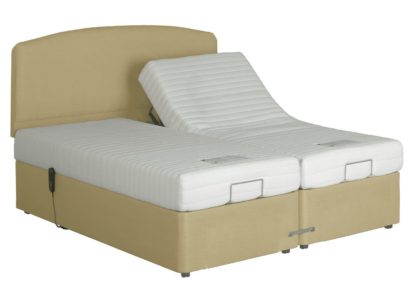 An Image of MiBed Lerwick Adjustable Kingsize Bed with Memory Mattress
