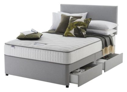 An Image of Silentnight Middleton 800 PKT Memory 4DRW Grey Superking