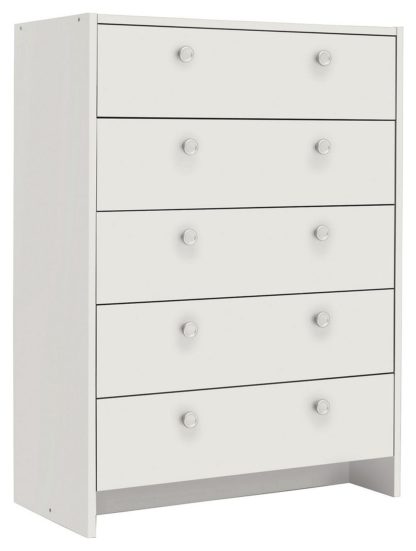 An Image of Argos Home Seville 5 Drawer Chest of Drawers - Oak Effect