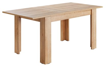 An Image of Habitat Miami Extending 4 - 6 Seater Table - Oak Effect