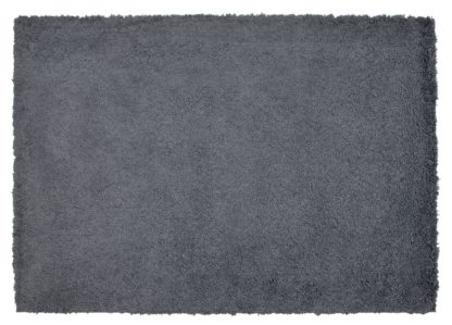 An Image of Argos Home Cosy Rug 120x170 - Flint Grey