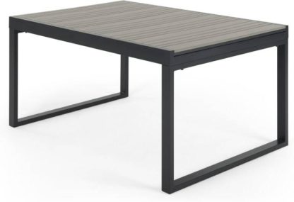 An Image of Catania Garden Extending Dining Table, Grey and Polywood