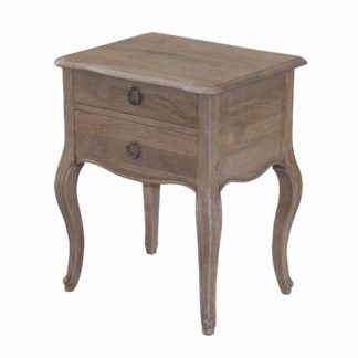 An Image of Amelie 2 Drawer Bedside Table Brown