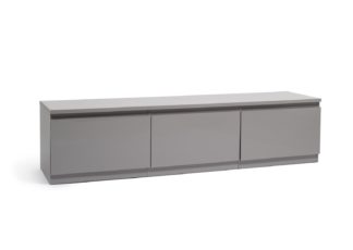 An Image of Habitat Jenson 1 Door 2 Drawer TV Unit - Grey