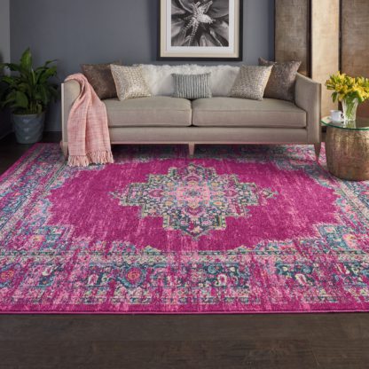 An Image of Fuchsia Passion 2 Rug Pink