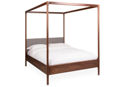 An Image of Heal's Marlow 4 Poster Bed Walnut King Size