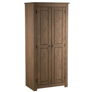 An Image of Santiago Double Wardrobe Natural