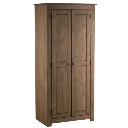 An Image of Santiago Double Wardrobe Natural