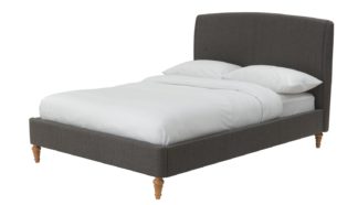An Image of Argos Home Maltese Kingsize Bed Frame - Grey