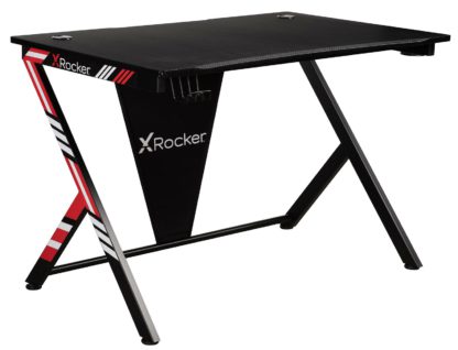 accb2d25860116c690022a37bd423acc3315d14520d44e5c056d621f7b90f3c1.jpg An Image of Arteon X Rocker Gaming Desk - Red