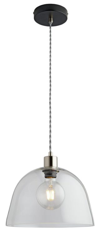 An Image of Argos Home Kanso Glass Pendant Light