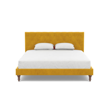 An Image of Heal's Balmoral Bedstead Super King Brushed Cotton Cadet