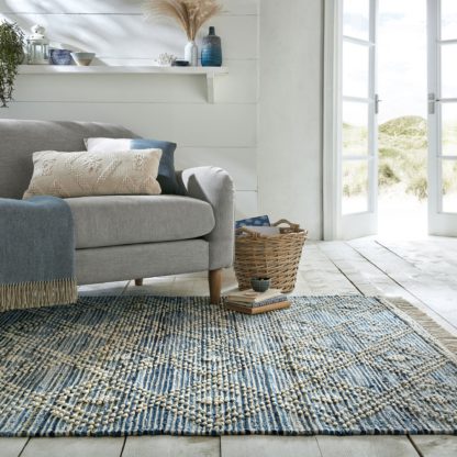 An Image of Lissie Denim Rug MultiColoured