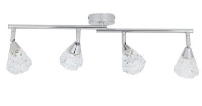 An Image of Argos Home Disco 4 Light Spotlight Bar